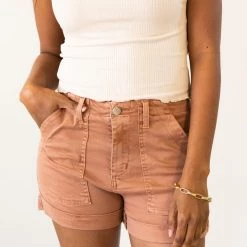 Listicle Featured Stop Me Twill Shorts