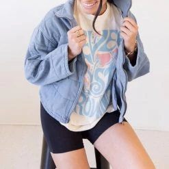 Listicle Featured Wanted Love Quilted Denim Jacket