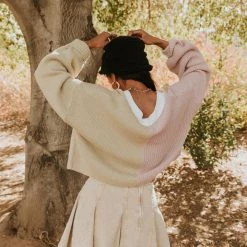 In The Beginning All Night Color Block Cardigan