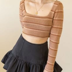 Mustard Seed Mixed Feelings Denim Skort Bottoms