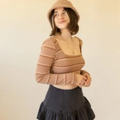 Mustard Seed Mixed Feelings Denim Skort Bottoms