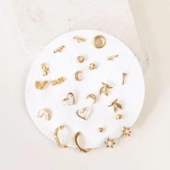 Joia Accessories Ten Piece Earring Set