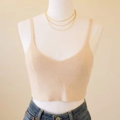 Miss Love Tops Show Off Cami Crop Top