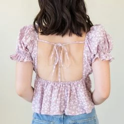 Graceful Floral Top By For Good