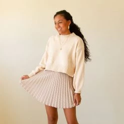 Le Lis Featured Forgive Me Plaid Pleated Mini Skirt