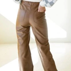 Bailey Rose Good Impression Faux Leather Pants Featured