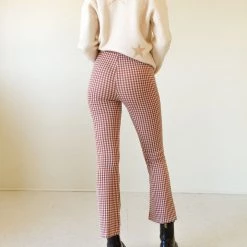 Orange International Open Up Plaid Pants Featured