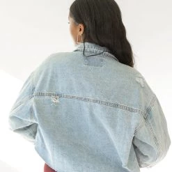 Signature 8 Featured Something Better Crop Denim Jacket