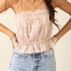 Hem & Thread Not Listening Cami Crop Top By For Good
