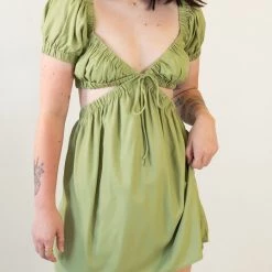 Nectar Clothing Never Over Puff Sleeve Dress Featured