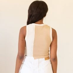 Nectar Clothing Never There Sleeveless Color Block Top Featured