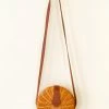 Bao Minh Accessories Round Rattan Crossbody Purse