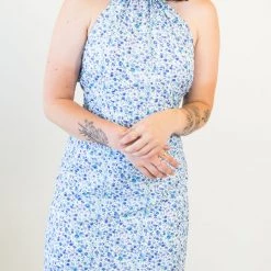Nectar Clothing Just Breathe Floral Halter Dress