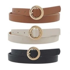 Nectar Clothing Accessories Faux Leather Bucket Belt