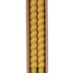 Creative Co-op Home + Lifestyle Twisted Taper Candle Set
