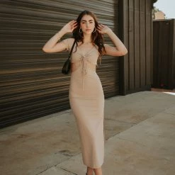 Papermoon Best Mistake Side Cutout Dress