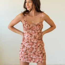 Sky To Moon Carry On Floral Cami Dress Featured