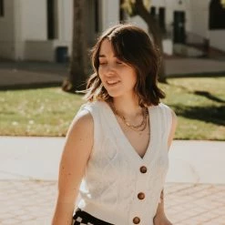 Papermoon Young Love Knit Sweater Vest Featured