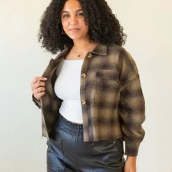 Promesa Featured Mess Around Faux Leather Shorts