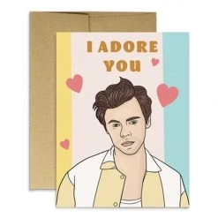 Party Mountian Paper I Adore You Greeting Card By Party Mountain Paper Co. Home + Lifestyle