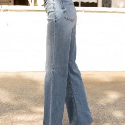 Nectar Clothing Romantic Heart Wide Leg Jeans Featured