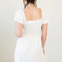 Nectar Clothing Cold Heart Puff Sleeve Dress