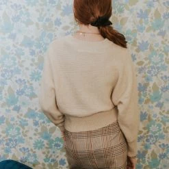 Lush Wild Card Knit Sweater By For Good