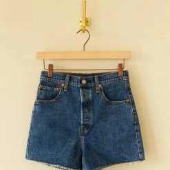 Featured 501 Mid Thigh Denim Shorts By Levi's