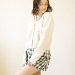 Mable Want It Plaid Mini Skirt