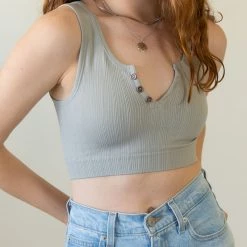 By Together Featured Best News Sleeveless Crop Top
