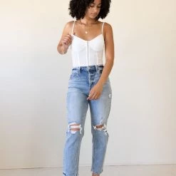 Daze My Addiction High Rise Mom Jeans