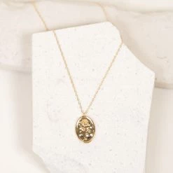 Joia Rose Pendant Dainty Necklace