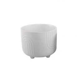 Flora Bunda Inc. Home + Lifestyle Rainbow Ceramic Footed Planter