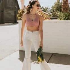 Saints & Hearts Everything Now Flare Jeans By For Good For Good Collection