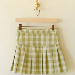 Blue Blush Featured Rhythmic Love Pleated Skirt