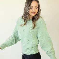 Lush Wild Card Knit Sweater By For Good