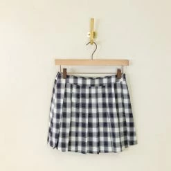Mable Want It Plaid Mini Skirt