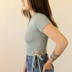 Audrey Tops Look Beyond Ribbed Bodysuit