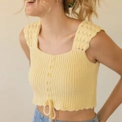 Papermoon Featured Wrong Move Knit Crop Top