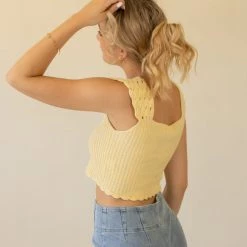 Papermoon Featured Wrong Move Knit Crop Top