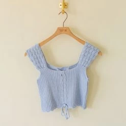 Papermoon Featured Wrong Move Knit Crop Top