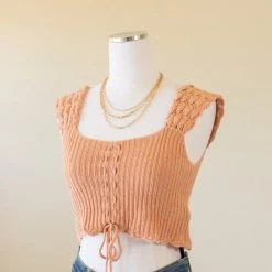 Papermoon Featured Wrong Move Knit Crop Top