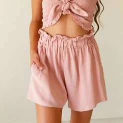 Nectar Clothing New Arrivals Sun Seeking Smocked Crop Top