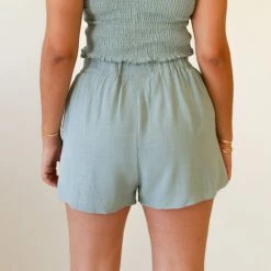 Nectar Clothing New Arrivals Sun Seeking Smocked Crop Top