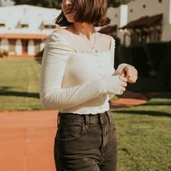 Papermoon Featured Look Away Long Sleeve Top