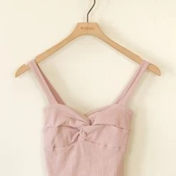 Papermoon Go Again Twist Front Crop Top Sale