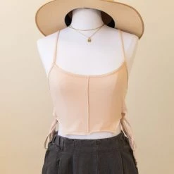 Papermoon Caught Up Cami Crop Top