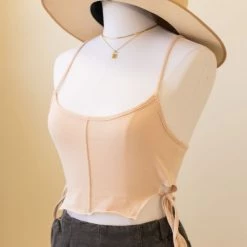 Papermoon Caught Up Cami Crop Top