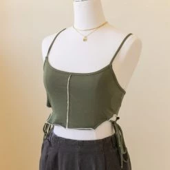 Papermoon Caught Up Cami Crop Top