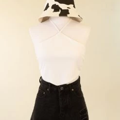 Illa Illa Featured Keep Quiet Asymmetrical Tube Top